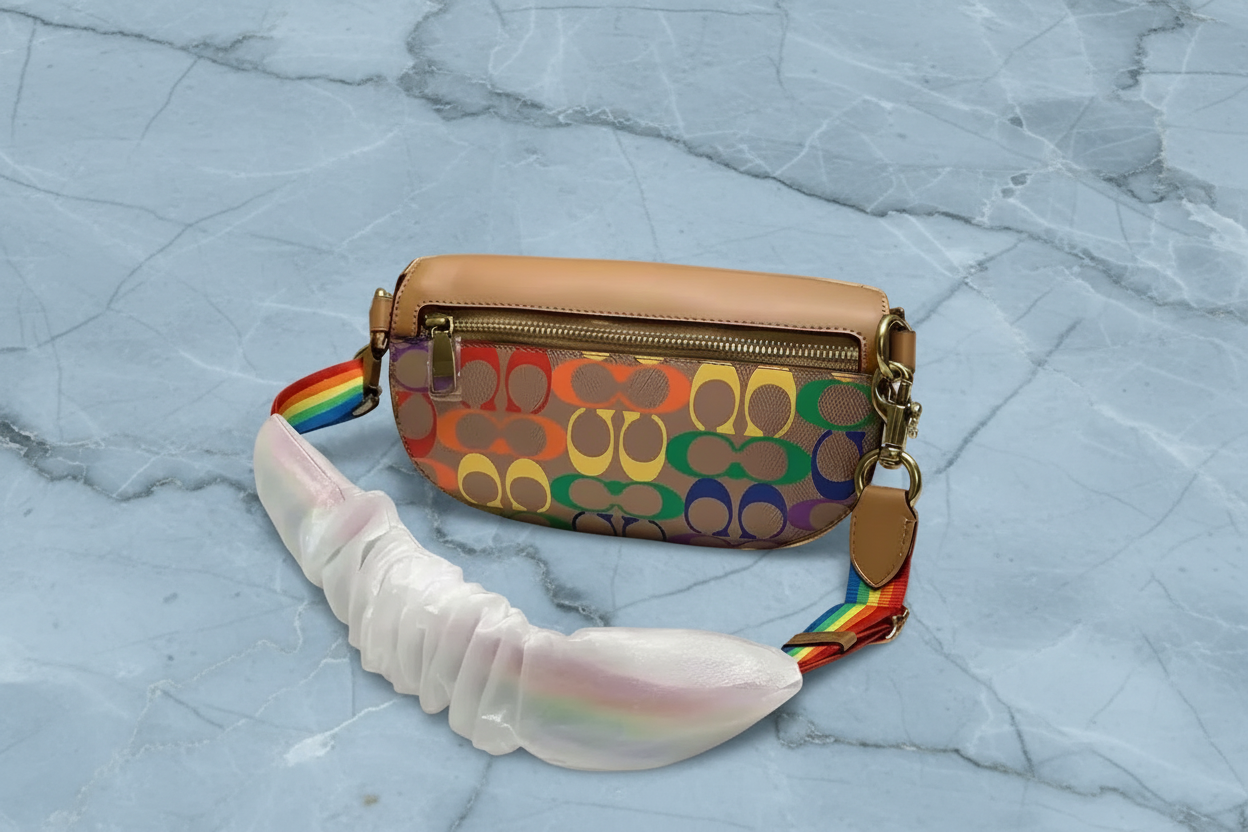 COACH BETHANY WAISTPACK/BELTBAG/BODYBAG - IN RAINBOW SIGNATURE - MISSING PRICE TAG