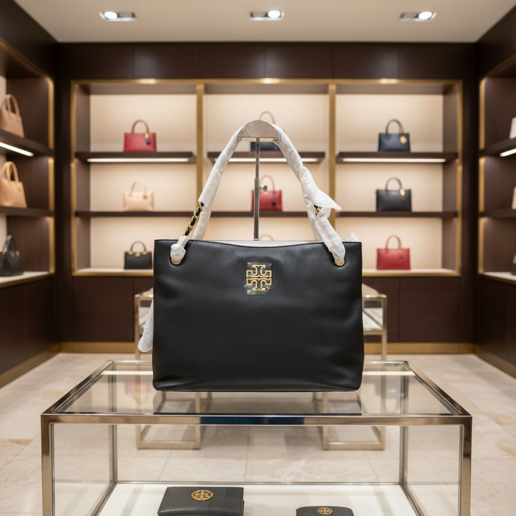 TORY BURCH BRITTEN TRIPLE COMPARTMENT TOTE