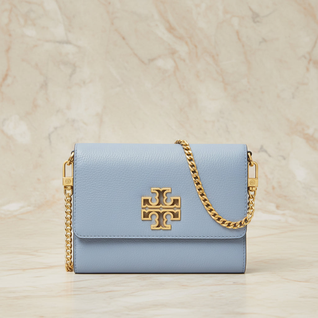 TORY BURCH BRITTEN CONVERTIBLE FLAP CLUTCH / CROSSBODY