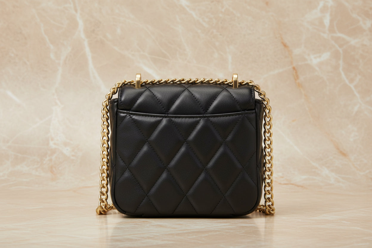 KATE SPADE CAREY MICRO FLAP QUILTED SQUARE LEATHER CROSSBODY
