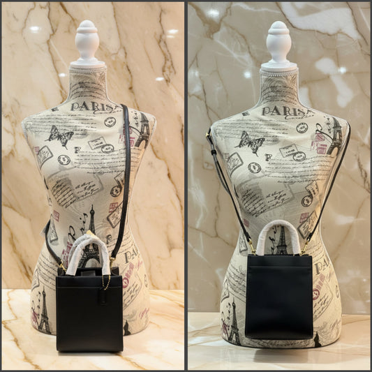 COACH CASHIN MINI TOTE - BLACK ( BOUTIQUE STORE )