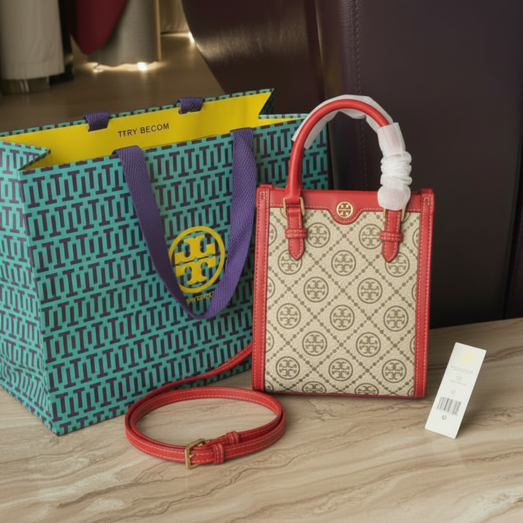 SALE‼️‼️TORY BURCH MINI JACQUARD T MONOGRAM TOTE -