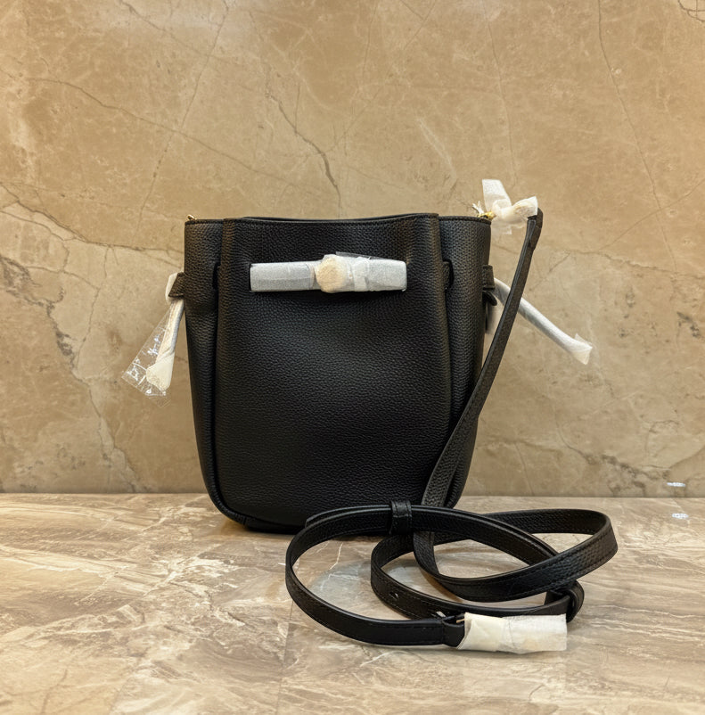 TORY BURCH MINI ROMY CROSSBODY - BLACK