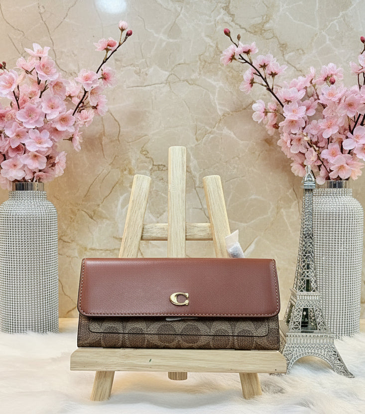 SALE ‼️ COACH MILA LONG FLAP WALLET ( FR. BOUTIUE STORE - DISPLAY ITEM )