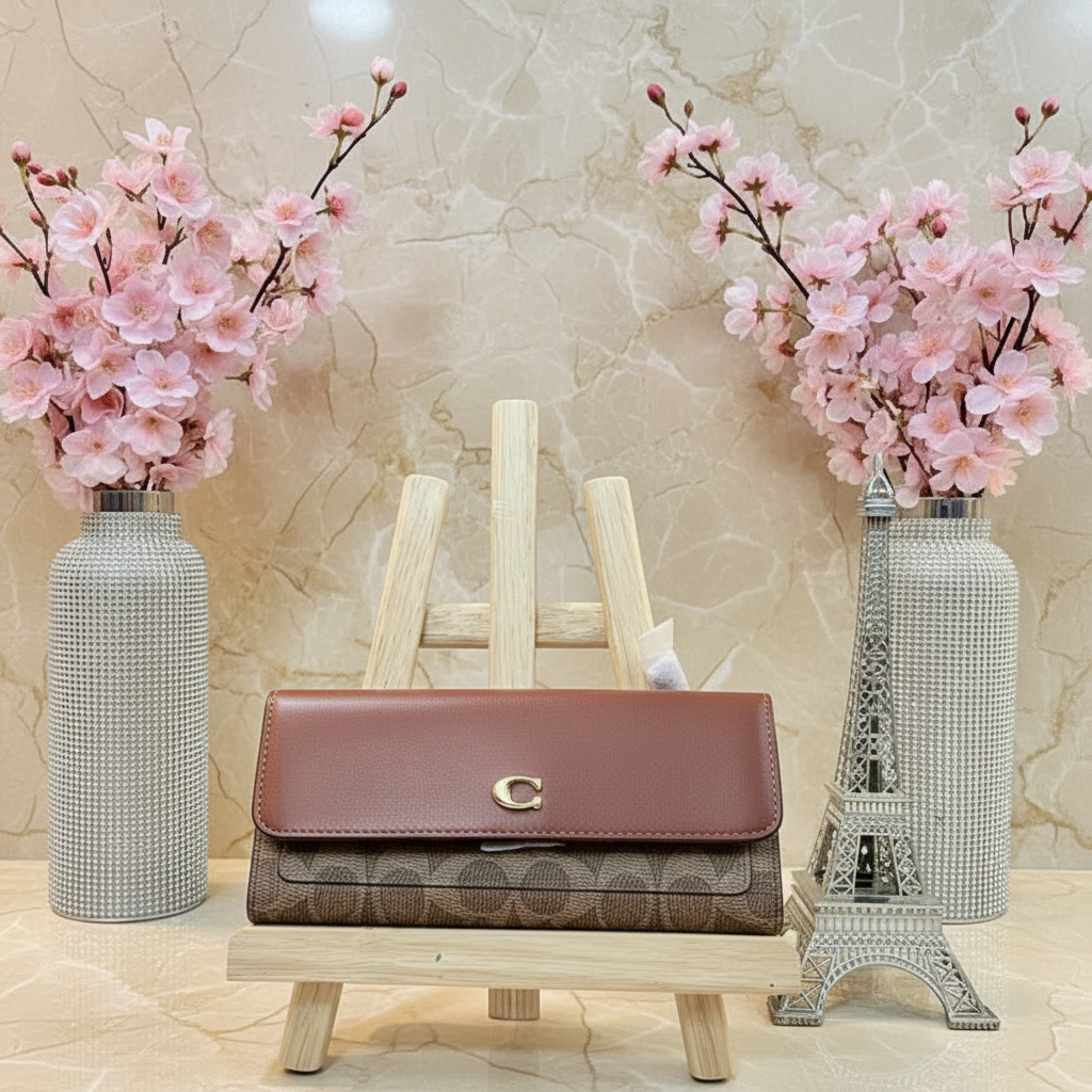 SALE ‼️ COACH MILA LONG FLAP WALLET ( FR. BOUTIUE STORE - DISPLAY ITEM )
