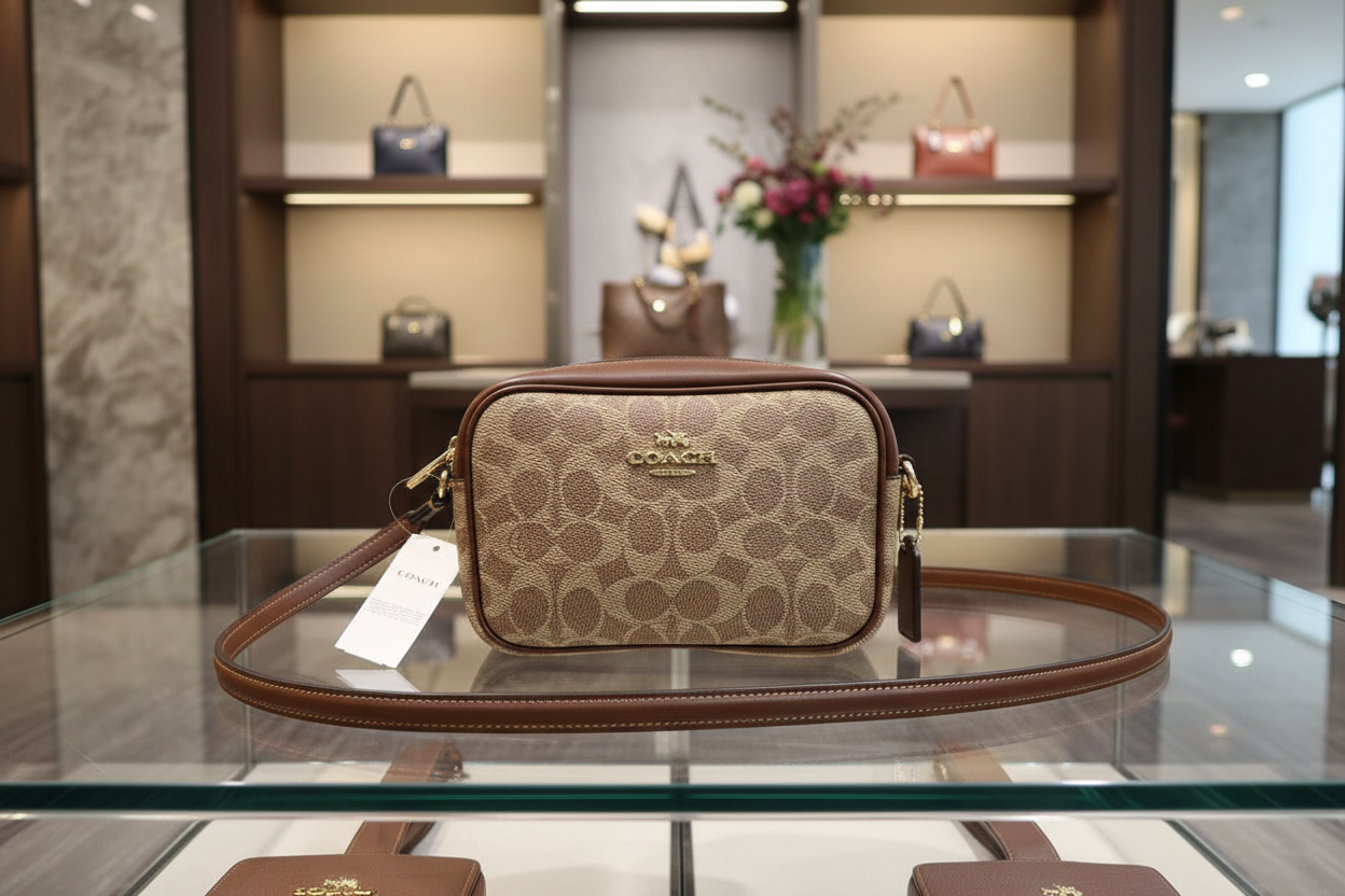 COACH MINI JAMIE - SALE‼️ WITH A TINY PEEL OFF IN FRONT - CAMERA BAG/CROSSBODY