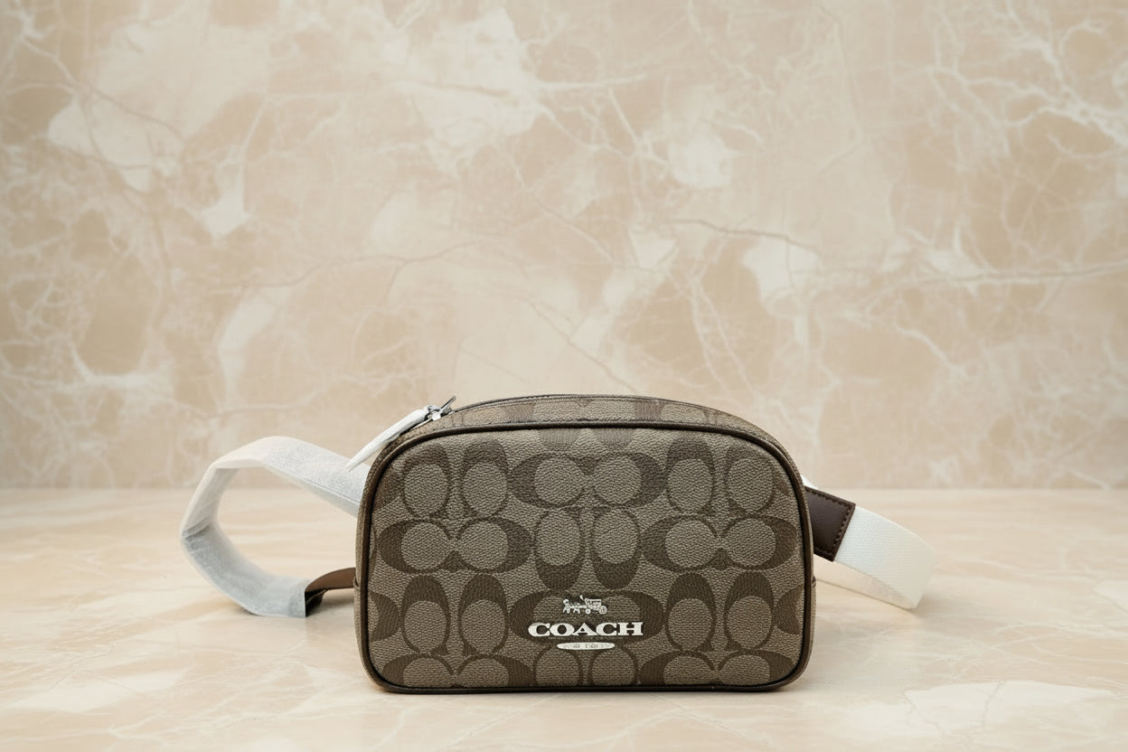 COACH PACE BODY BAG / BELTBAG - SIGNATURE BROWN