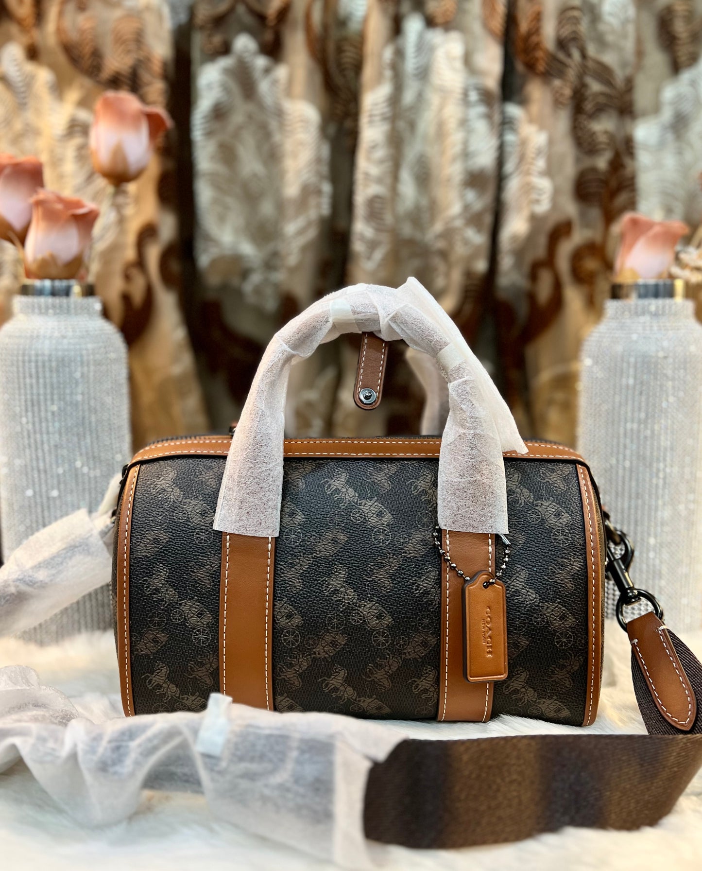 COACH GOTHAM DUFFLE 24 IN SIGNATURE LEATHER