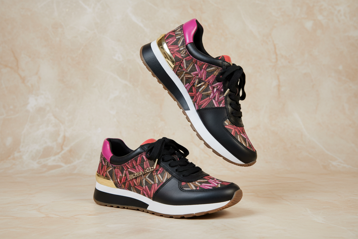 MICHAEL KORS TRAINER SHOES SIZE 5.5 CAN FIT TO SIZE 5