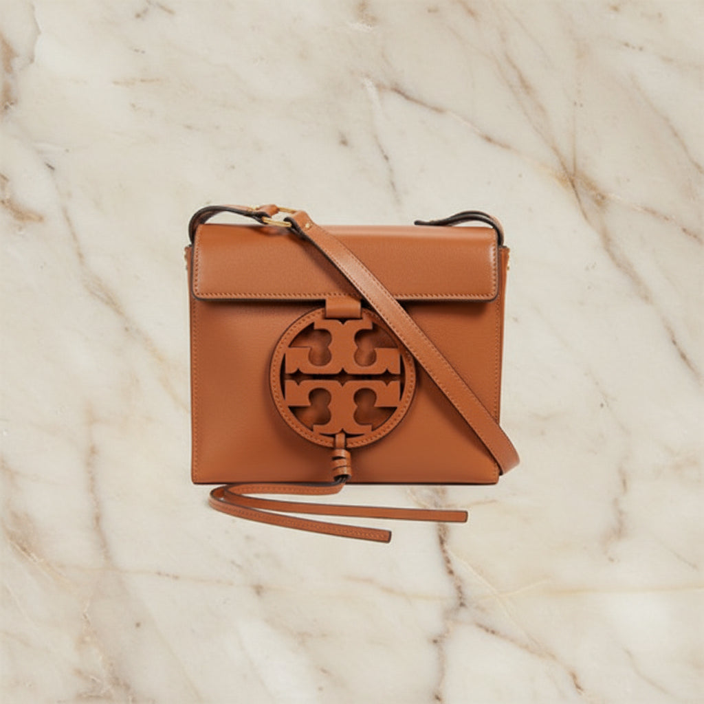 TORY BURCH MILLER CROSSBODY -  BROWN