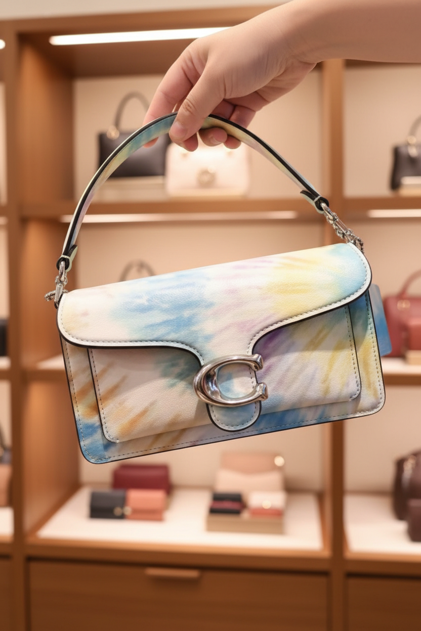 COACH TABBY 20 TIE DYE PRINT SHOULDER BAG/CROSSBODY BAG