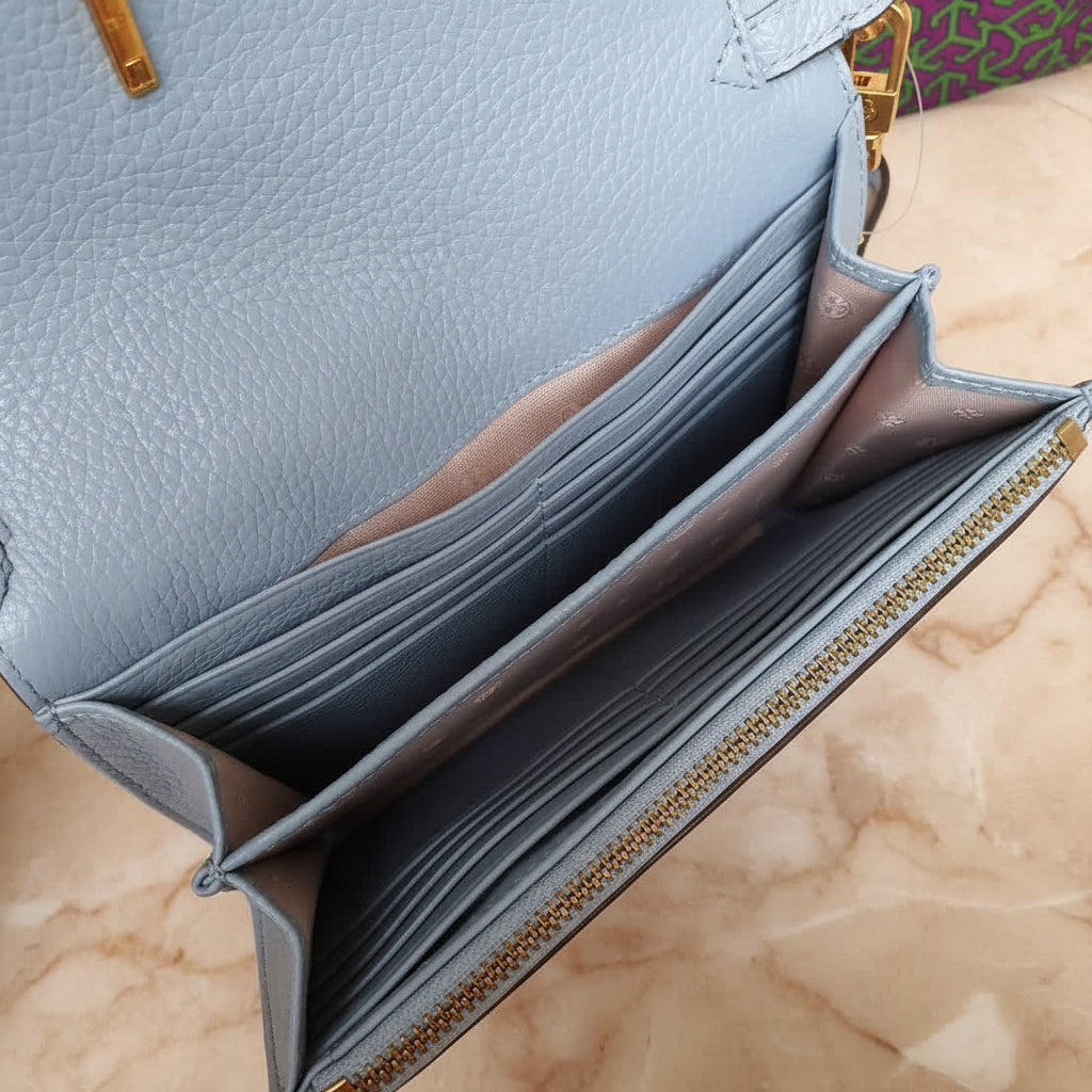 TORY BURCH BRITTEN CONVERTIBLE FLAP CLUTCH / CROSSBODY