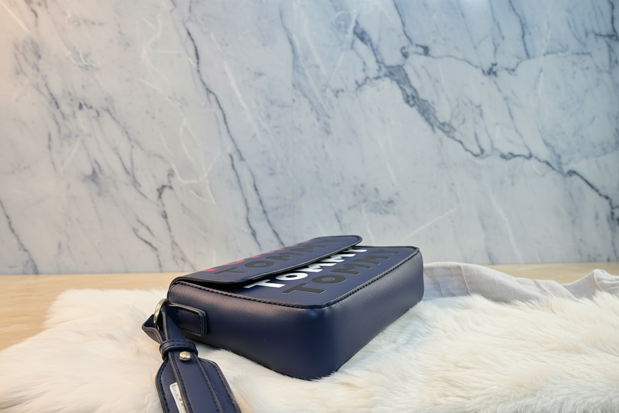 حقيبة كروسبودي ذات غطاء قلاب من تومي هيلفيغر