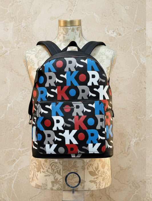MICHAEL KORS LARGE COOPER BACKPACK - COLORED LOGO