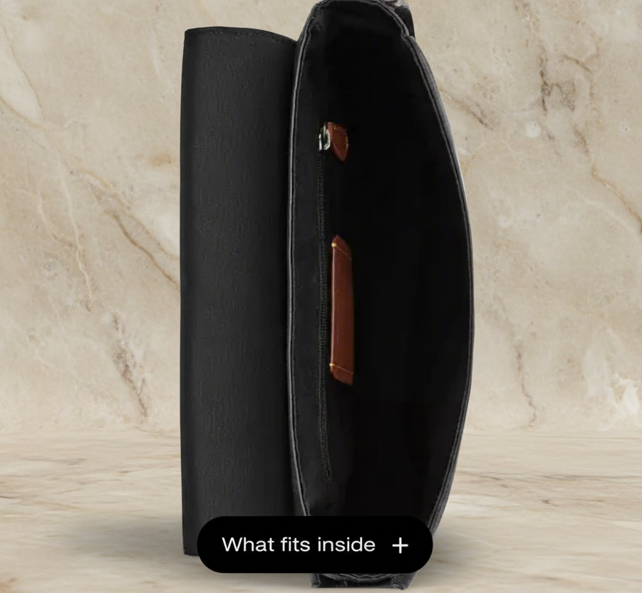 COACH HOUSTON MAP CROSSBODY BAG - SIGNATURE COATED CANVAS & REFINED CALF LEATHER