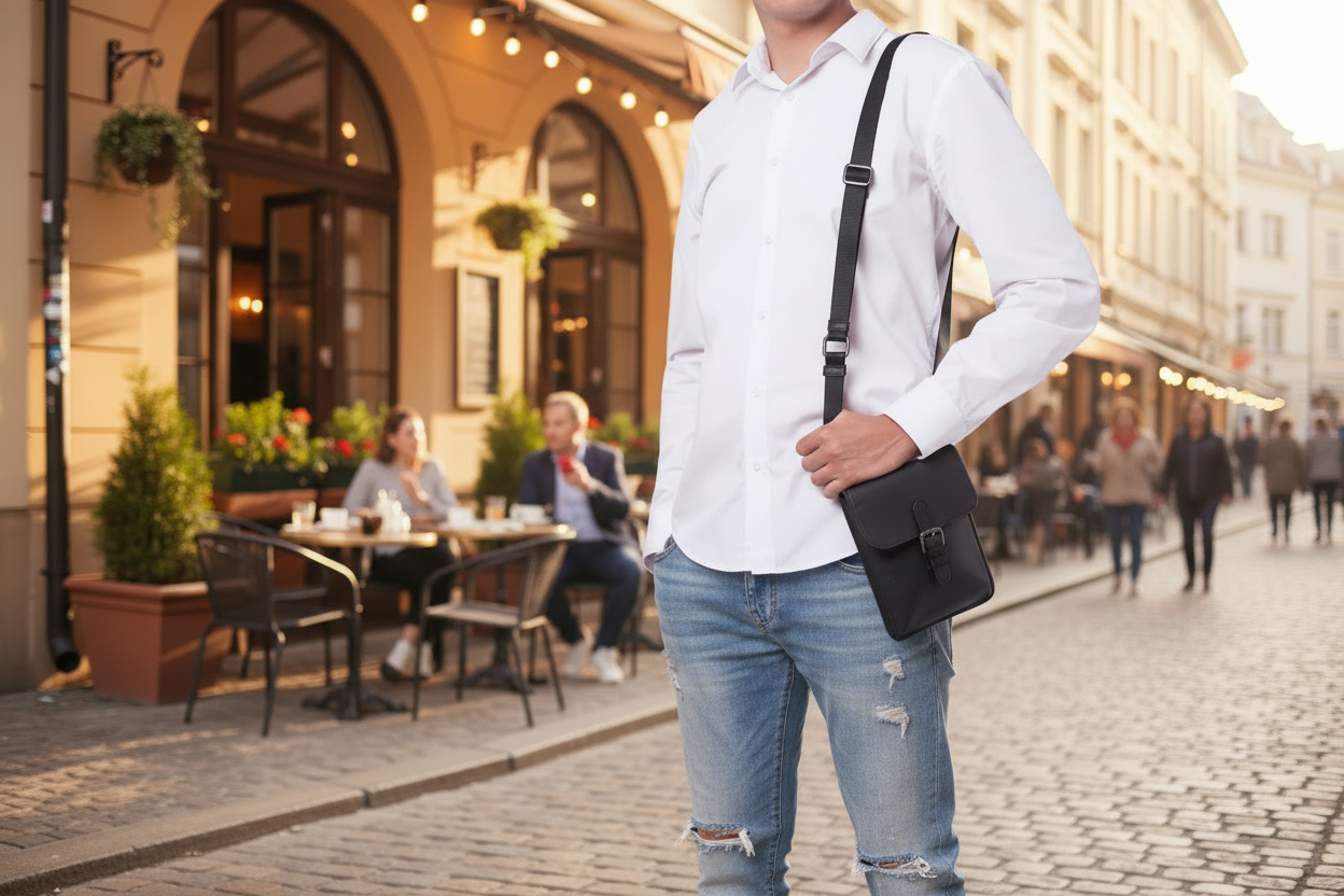 COACH HUDSON SLIM CROSSBODY - BLACK