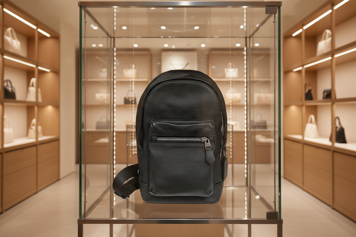 COACH WEST PACK REFINED PEBBLE LEATHER