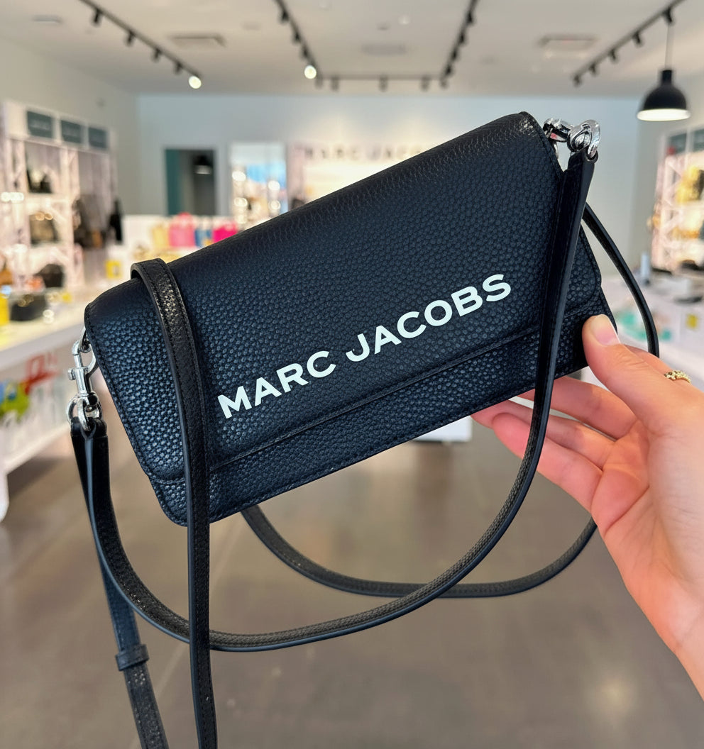 MARC JACOBS 3 IN 1 MINI SHOULDER BAG/CROSSBODY/CLUTCH - BLACK