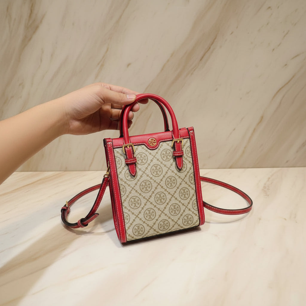 SALE‼️‼️TORY BURCH MINI JACQUARD T MONOGRAM TOTE -