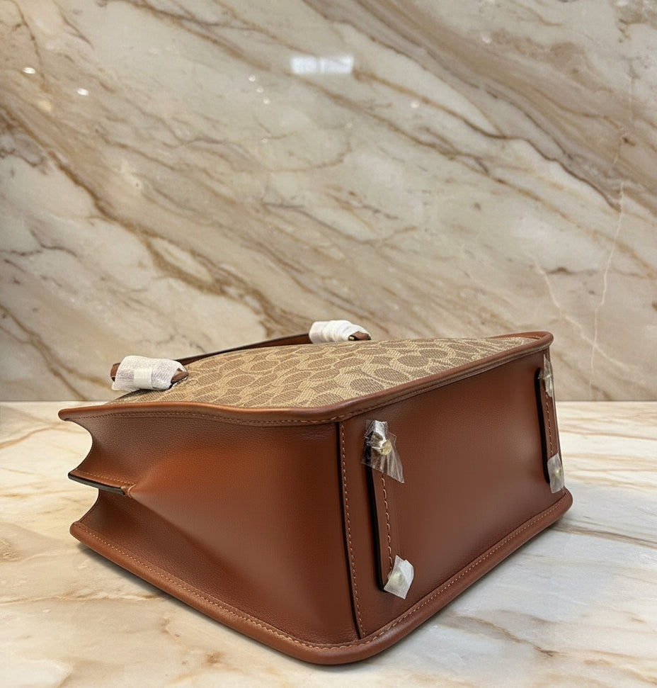 COACH TYLER CARRYALL 28 IN SIGNATURE CANVAS