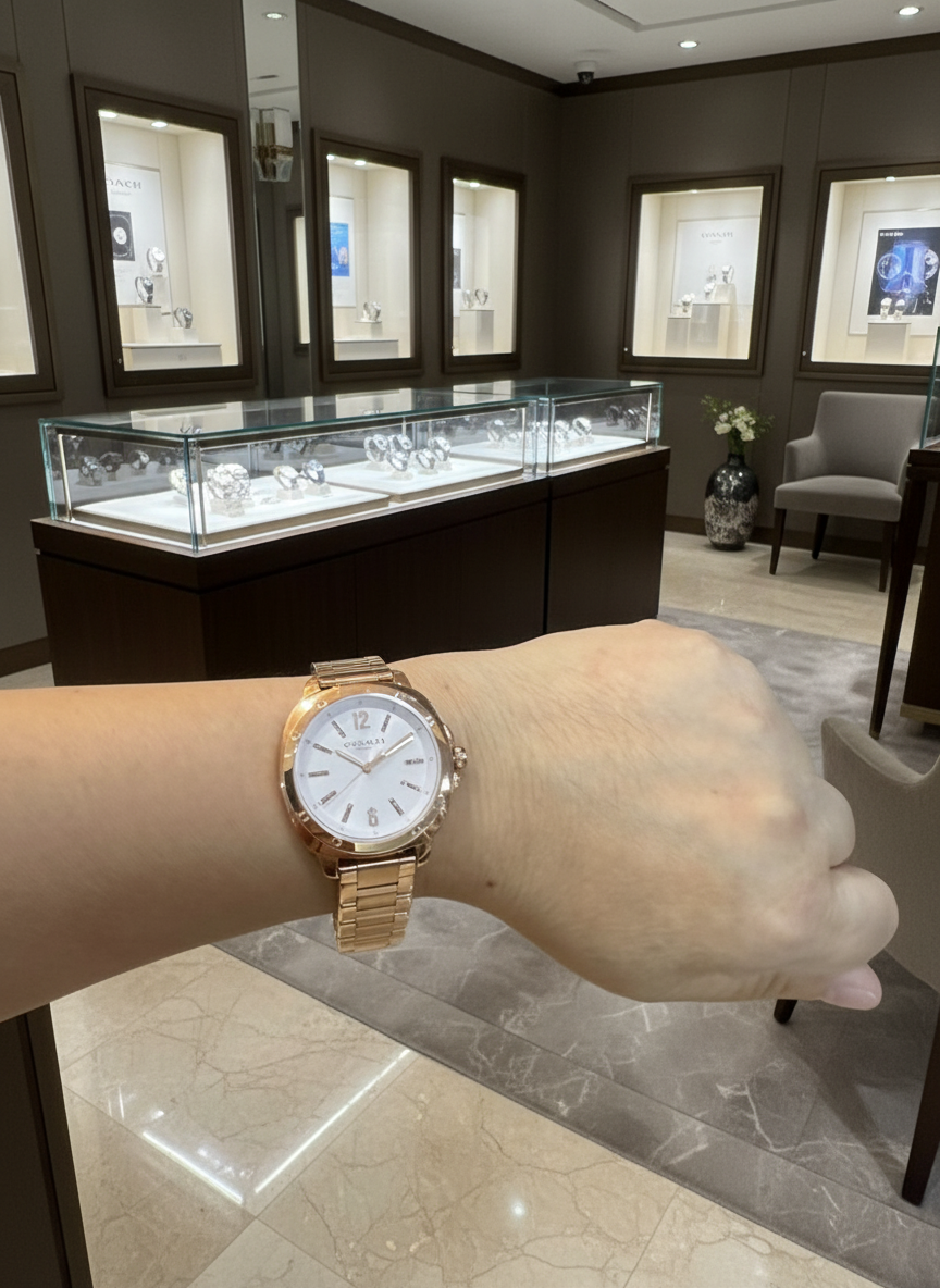 COACH KITT WATCH FOR WOMEN - ROSEGOLD