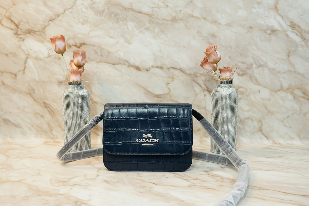 COACH BRYNN FLAP CROSSBODY - MIDNIGHT NAVY