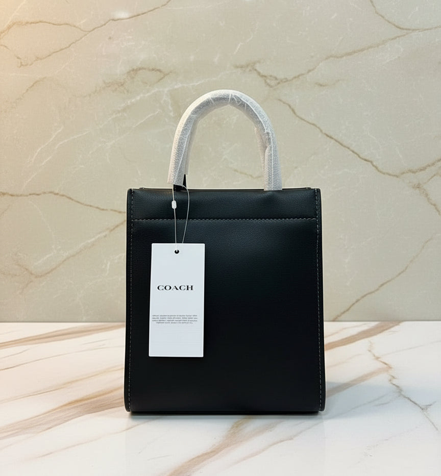 COACH CASHIN MINI TOTE - BLACK ( BOUTIQUE STORE )