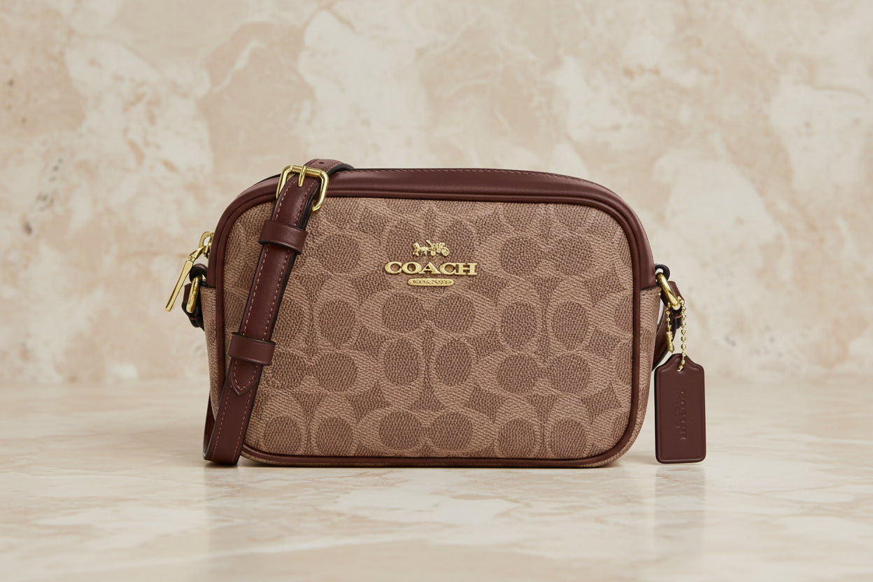 حقيبة كوتش ميني جيمي - تخفيضات! مع جزء صغير قابل للتقشير في الأمام - حقيبة كاميرا/حقيبة كروس بودي