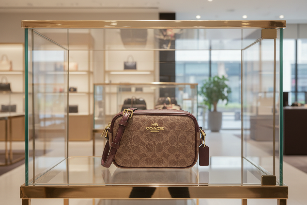 حقيبة كوتش ميني جيمي - تخفيضات! مع جزء صغير قابل للتقشير في الأمام - حقيبة كاميرا/حقيبة كروس بودي