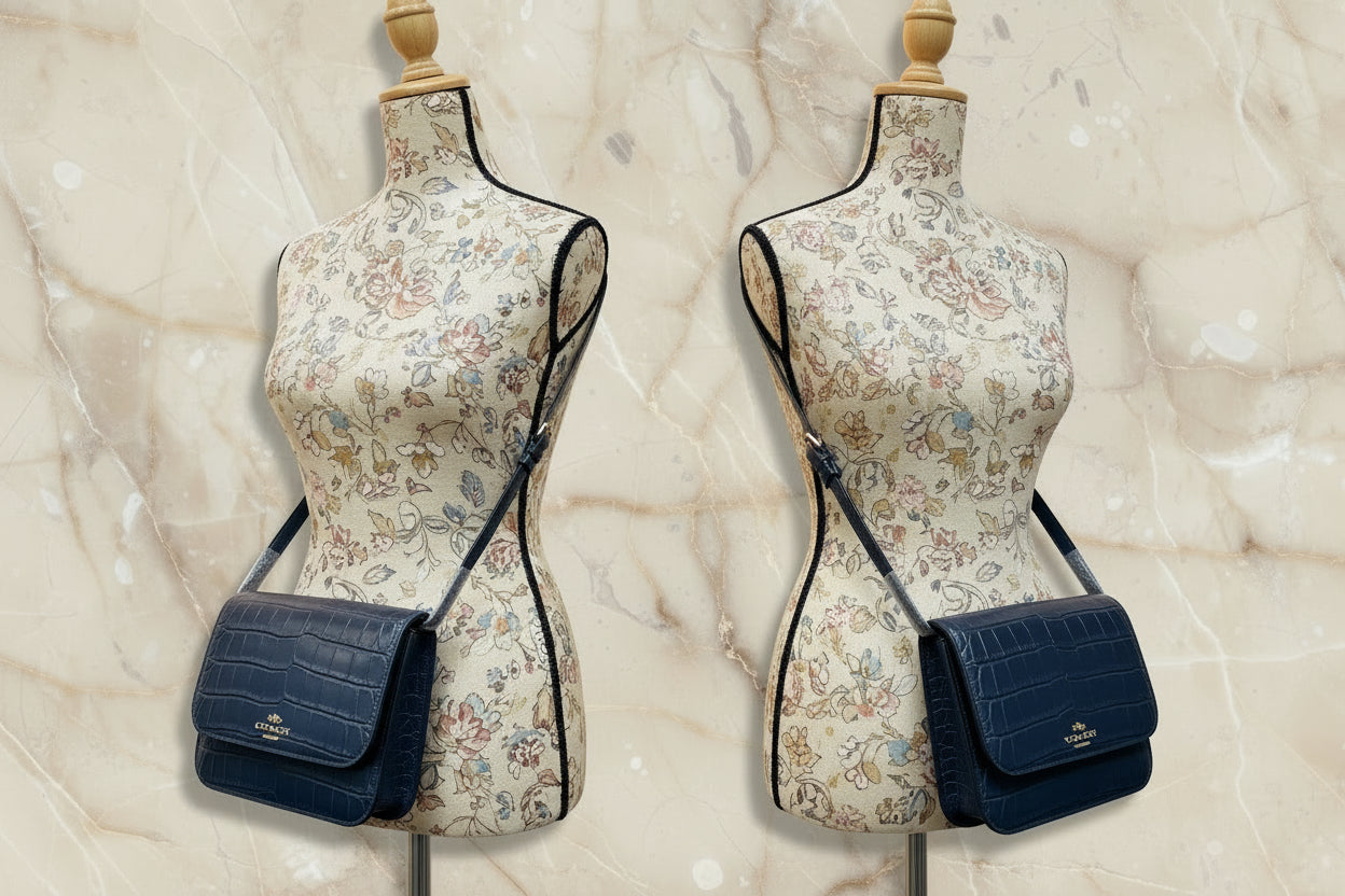 COACH BRYNN FLAP CROSSBODY - MIDNIGHT NAVY