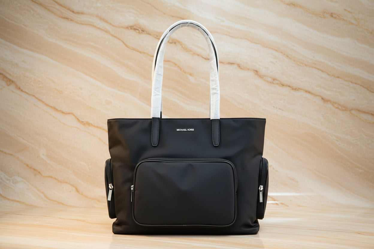 MICHAEL KORS KHAI LAPTOP TOTE - LARGE - BLACK
