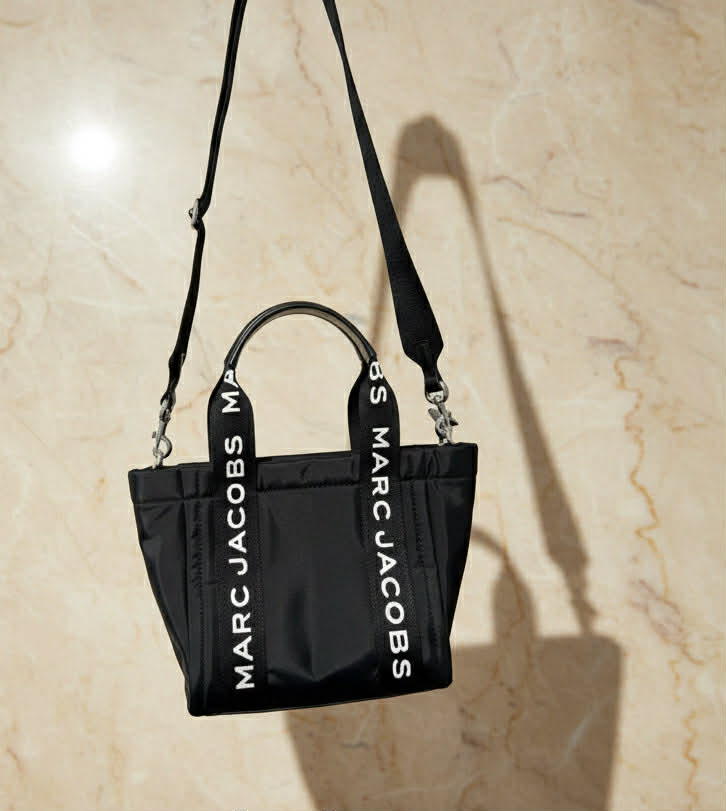 MARC JACOBS SMALL NYLON ZIP TOTE