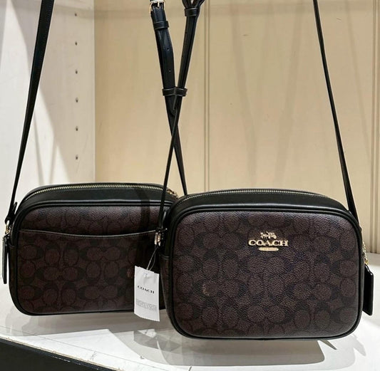 COACH MINI JAMIE SIGNATURE COATED CANVAS