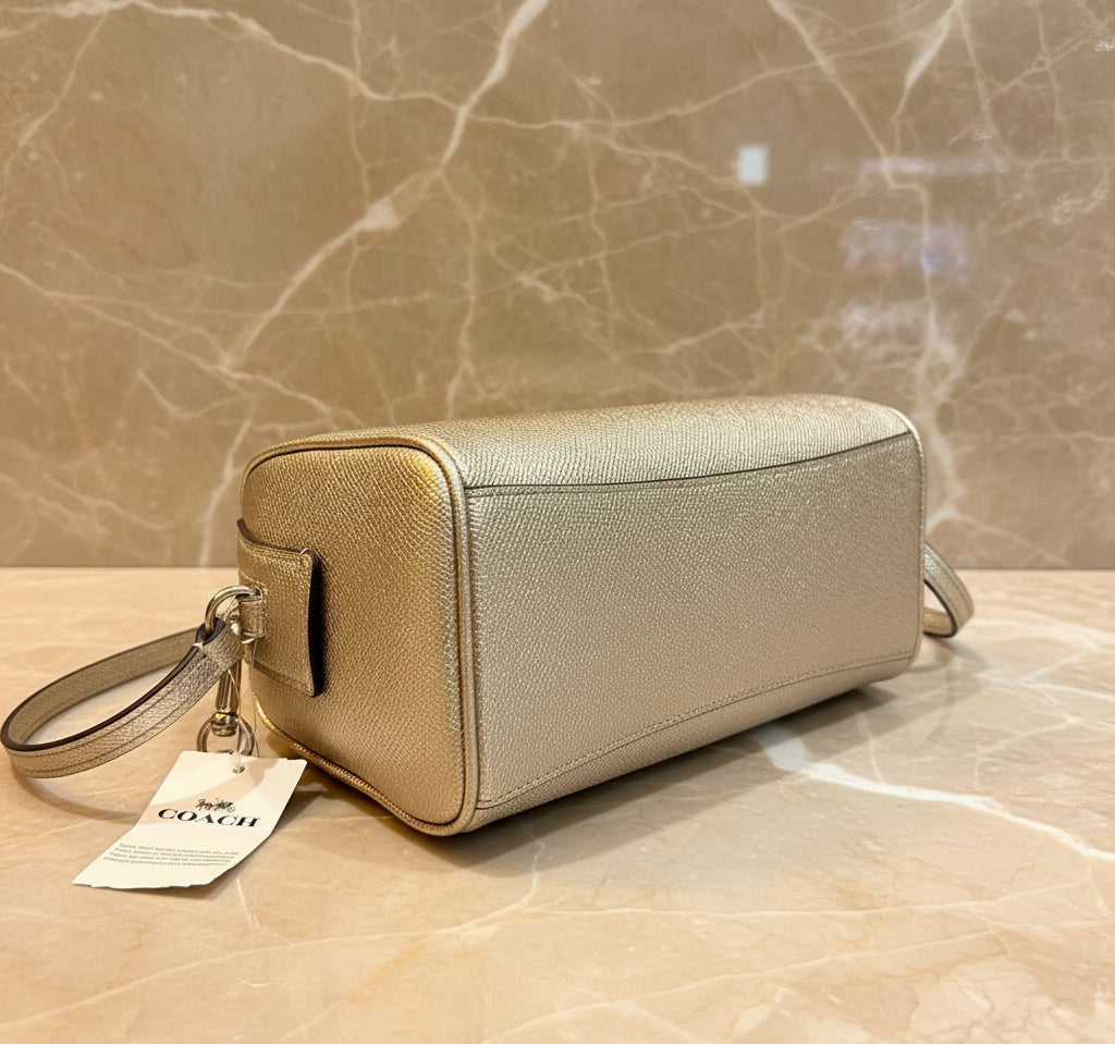 COACH BENETTE MICRO - PLATINUM GOLD