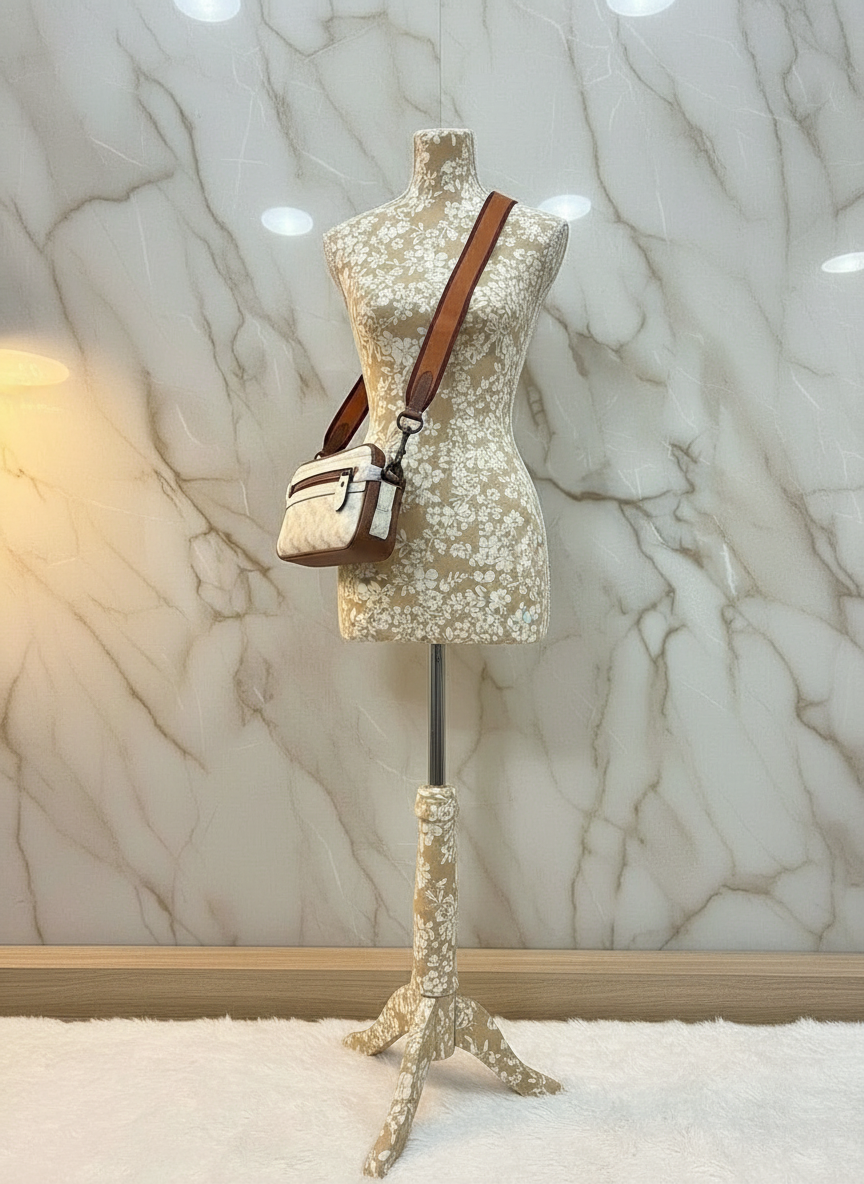 COACH ACADEMY CROSSBODY WITH HORSE & CARRIAGE PRINT