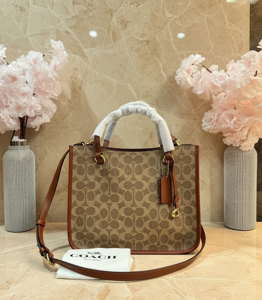 COACH TYLER CARRYALL 28 IN SIGNATURE CANVAS