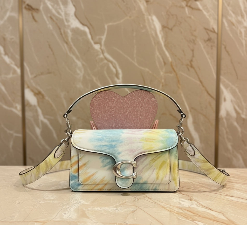 COACH TABBY 20 TIE DYE PRINT SHOULDER BAG/CROSSBODY BAG
