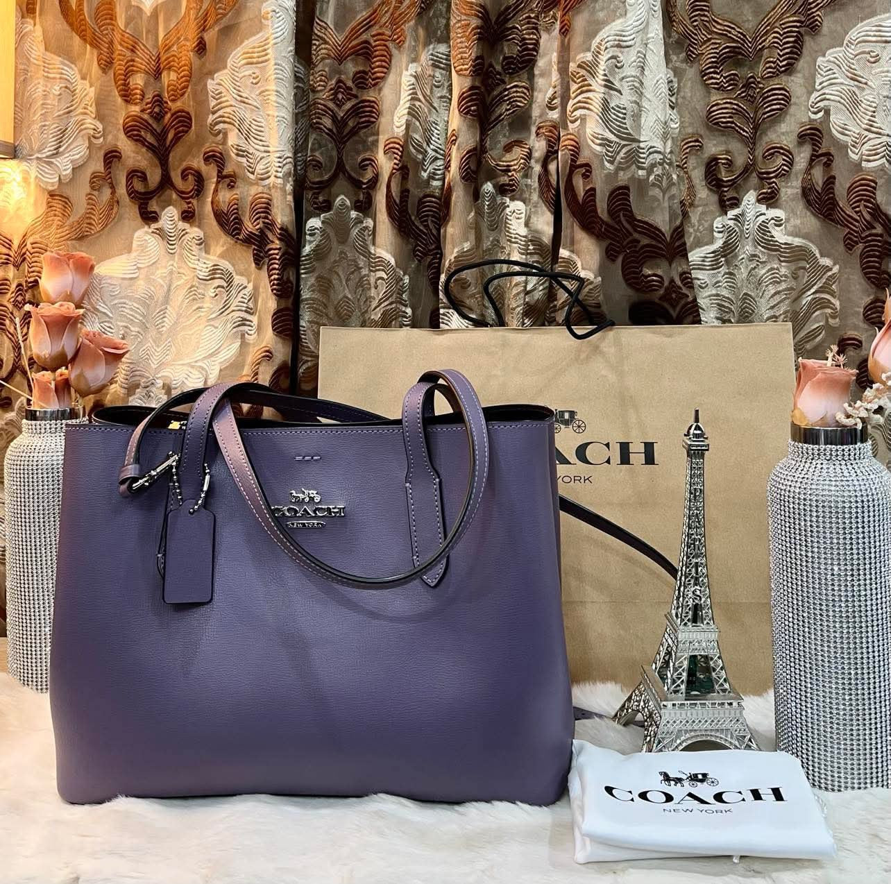 COACH AVENUE CARRYALL - DUSTY/LAVENDER COLOR