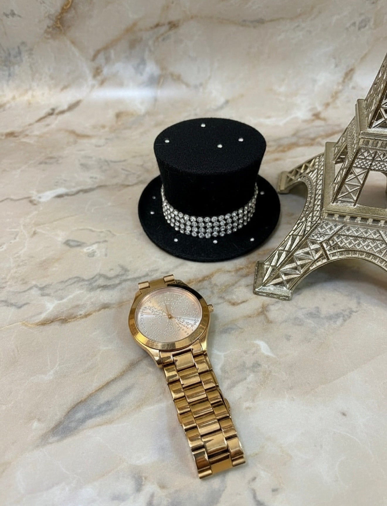 مايكل كورس سليم بيج فيس - لون ذهبي وردي