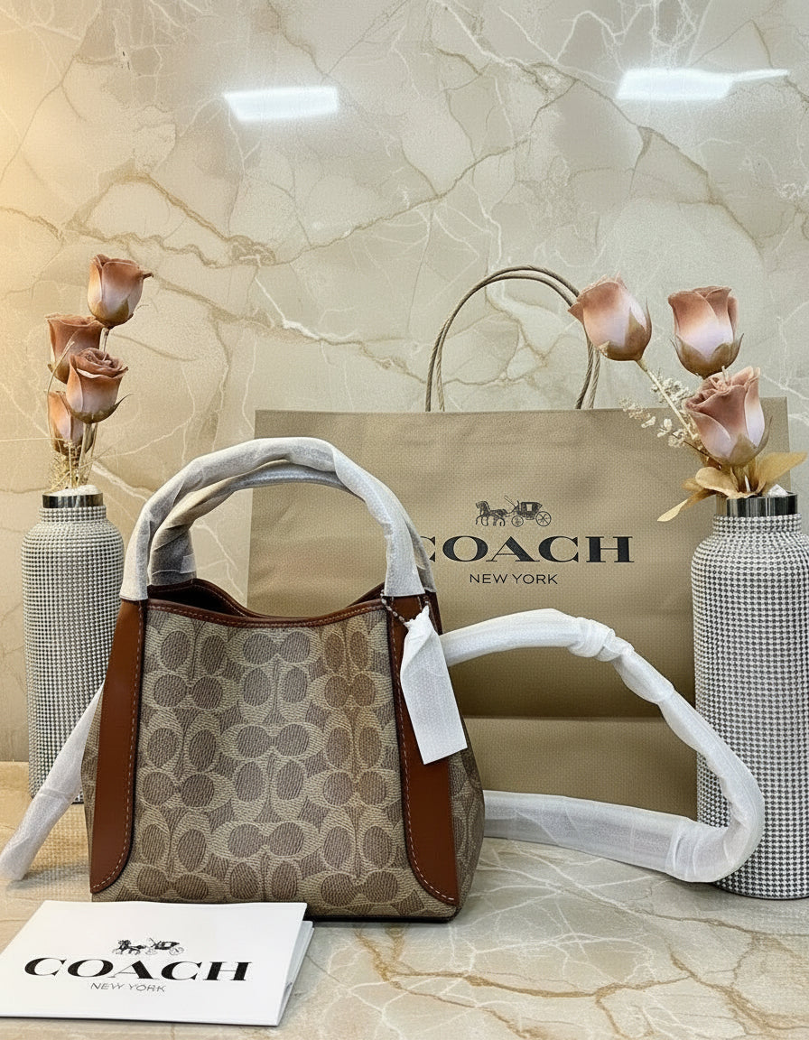 حذاء كوتش هادلي هوبو 21 - قماش مميز بلون بني صدئ