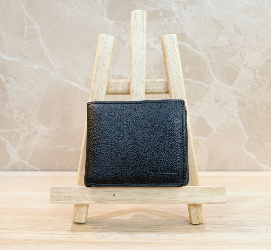 COACH MEN’ S 3 in 1 BIFOLD - BLACK