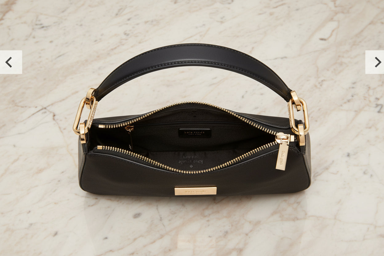 KATE SPADE SHOULDER BAG ONLY - NYLON - CHAIN ADD ONS ONLY ( CHAIN FROM COACH )