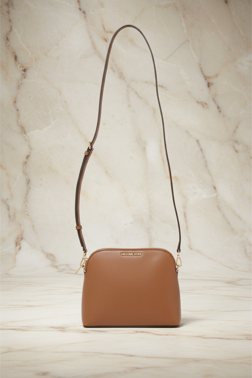 MICHAEL KORS SMALL DARIA 3 in 1 SATCHEL -  BROWN ACORN