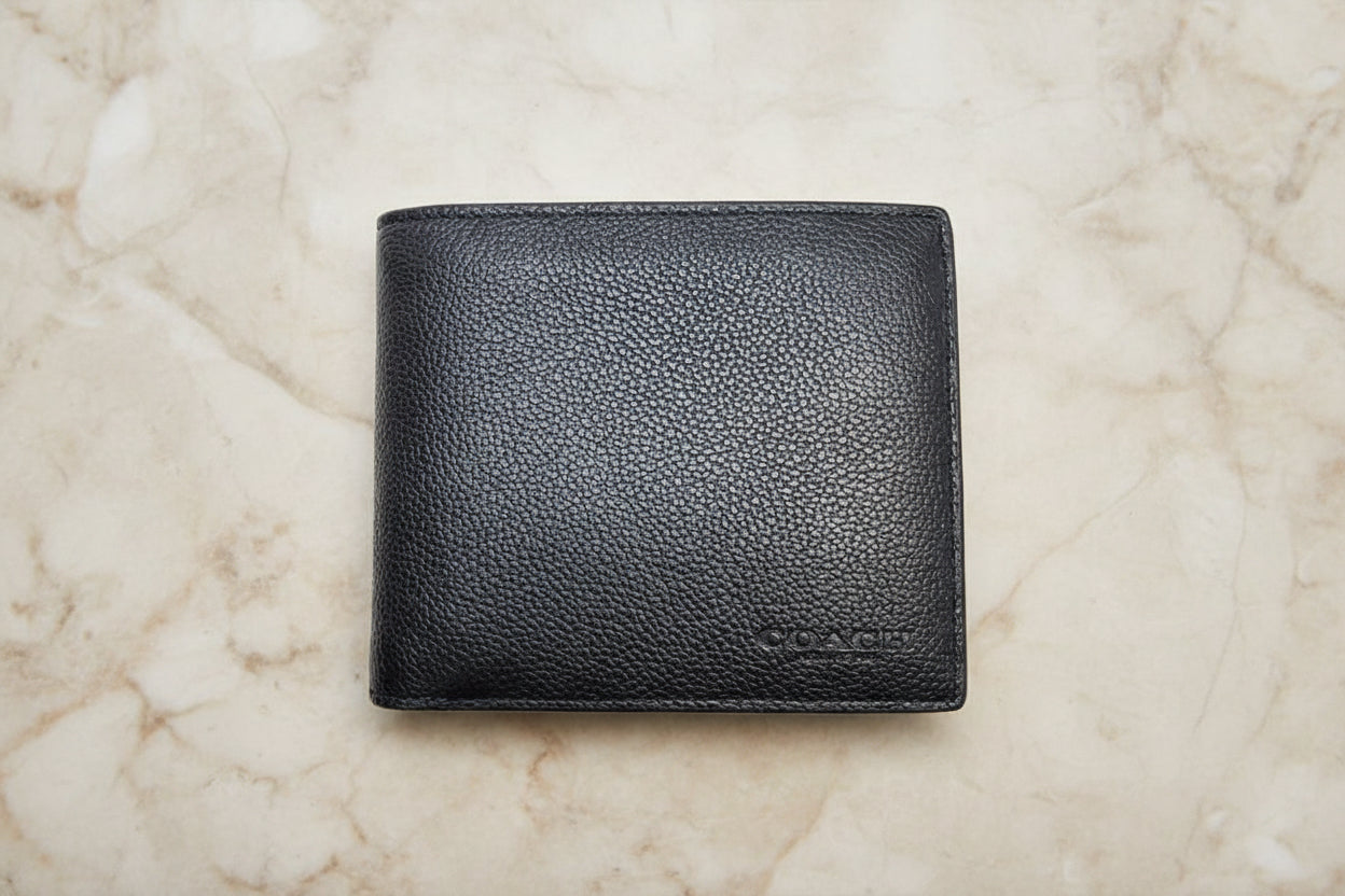 COACH MEN’ S 3 in 1 BIFOLD - BLACK