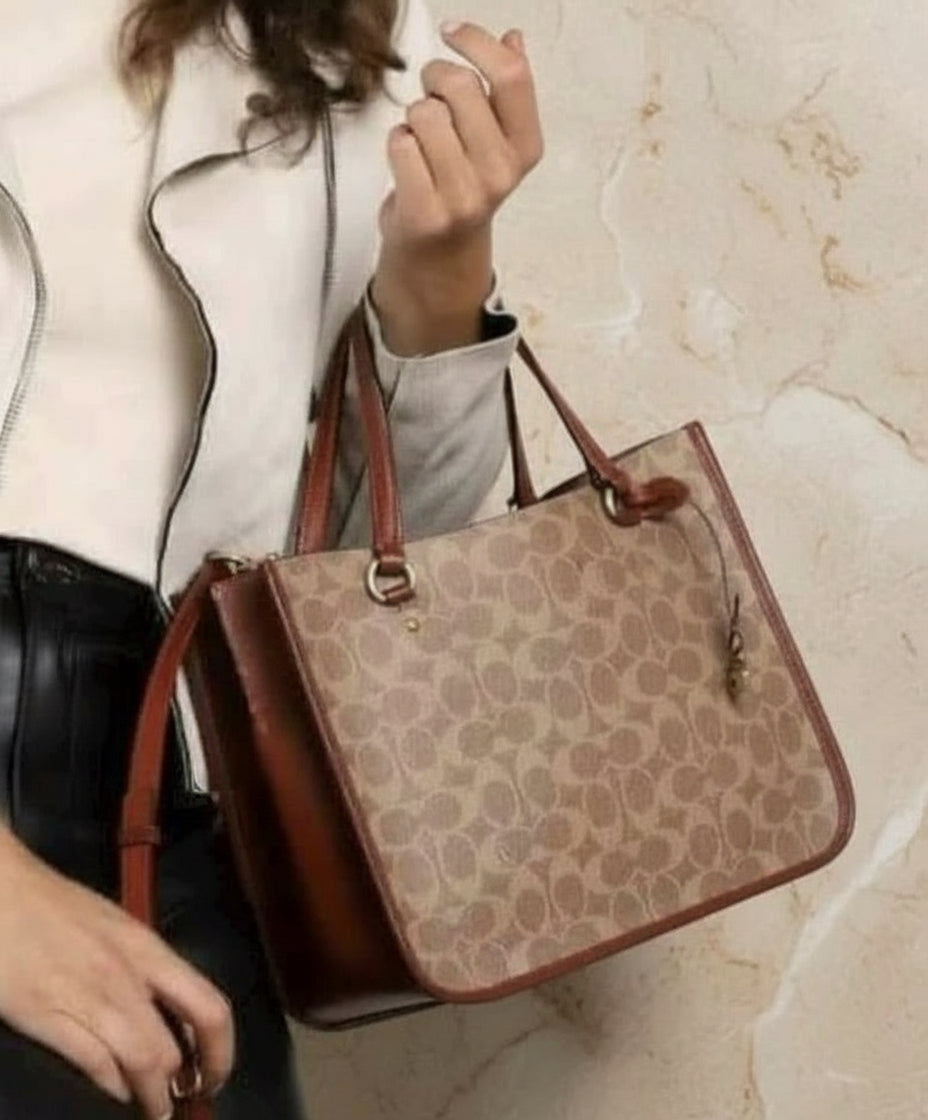 COACH TYLER CARRYALL 28 IN SIGNATURE CANVAS