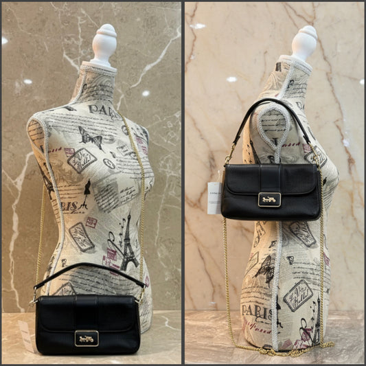 COACH MINI GRACE SHOULDER BAG / CROSSBODY BAG - BLACK