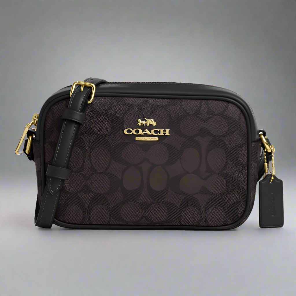 COACH MINI JAMIE SIGNATURE COATED CANVAS