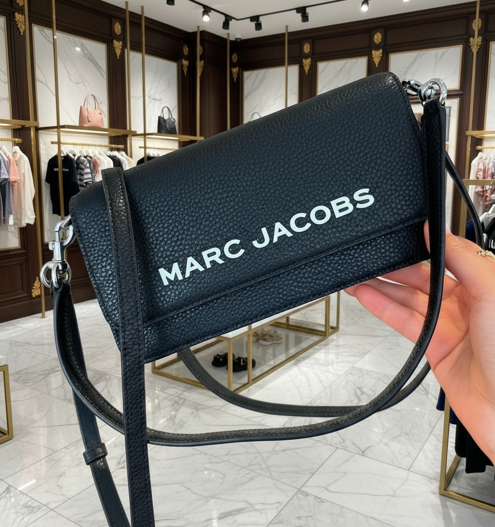 MARC JACOBS 3 IN 1 MINI SHOULDER BAG/CROSSBODY/CLUTCH - BLACK