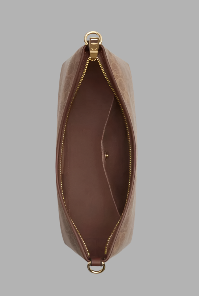 COACH MEDIUM LAUREL SIGNATURE COATED CANVAS