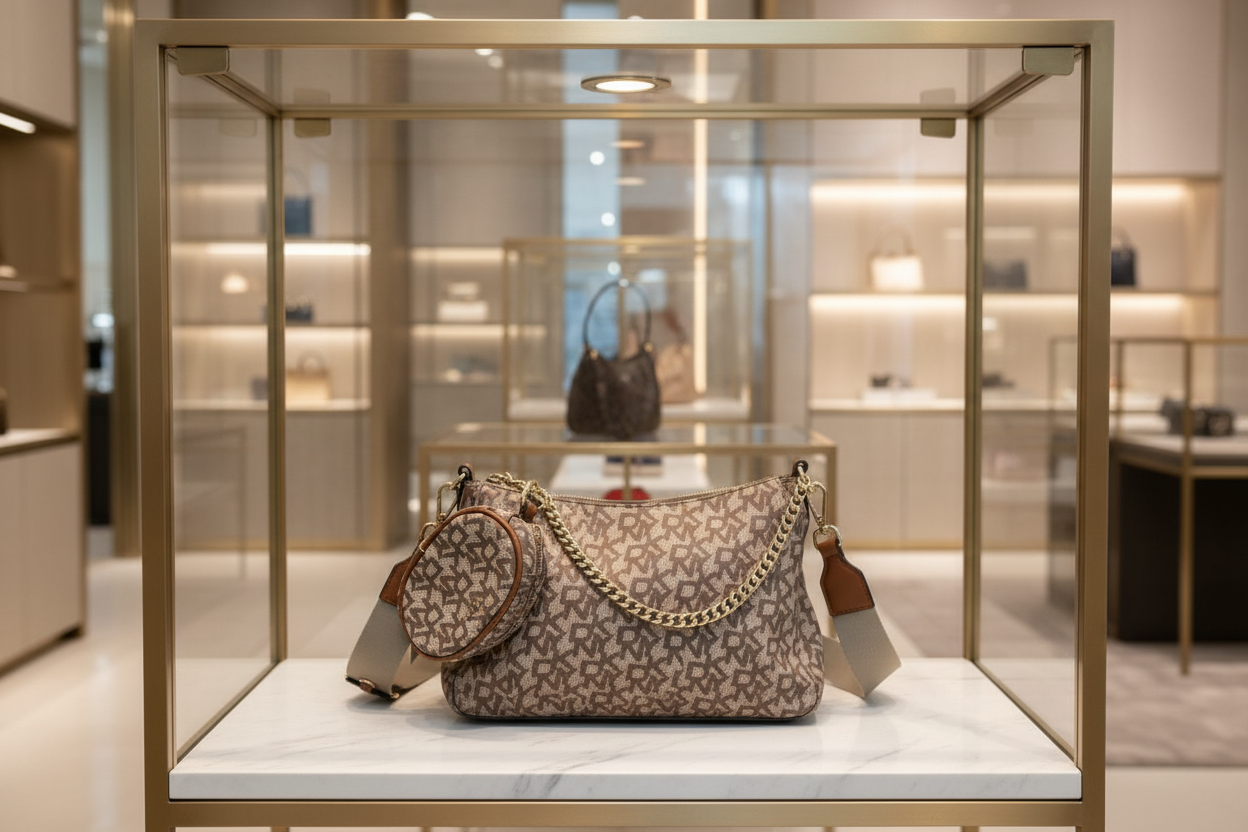 حقيبة كتف/حقيبة كروس بودي كبيرة الحجم من دي كيه إن واي كايرو